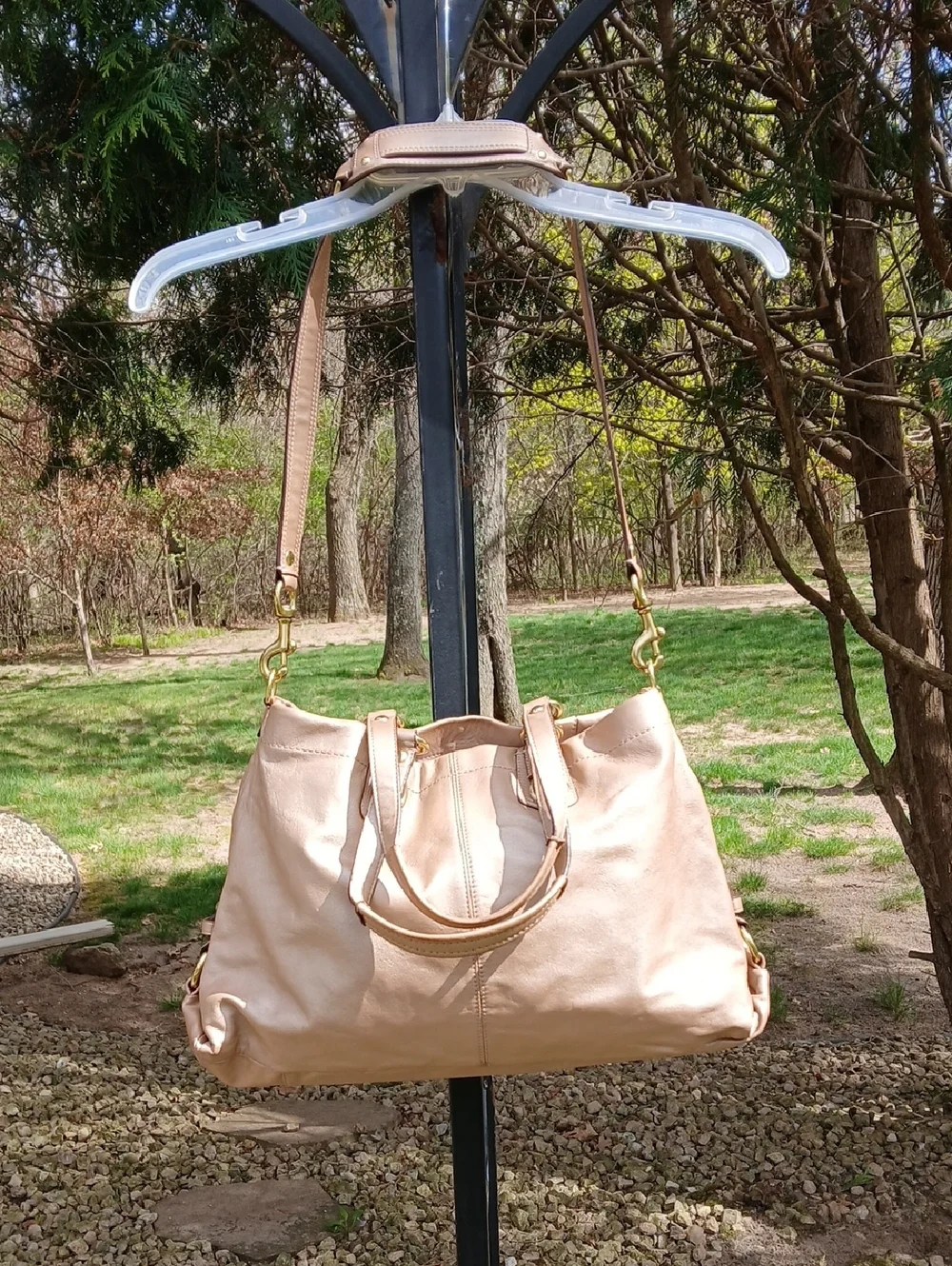 Coach ASHLEY CARRYALL LEATJER BAG F15513